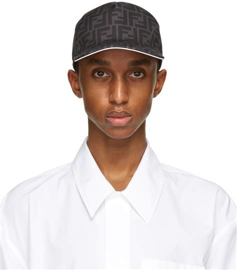 fendi black cap|More.